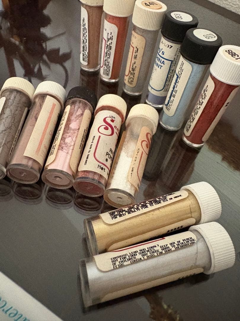 Seeley's チャイナペイント 13本セット