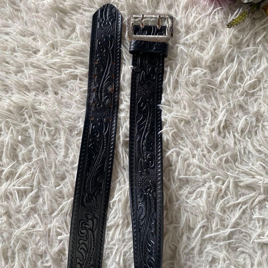 eight希少　ACE WESTERN BELTS ブラック