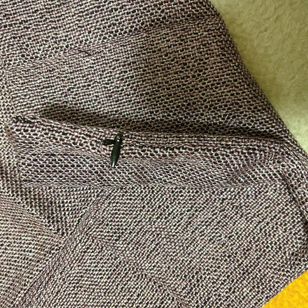 Khooti ポリジュートクッションカバー　パープル 長方形