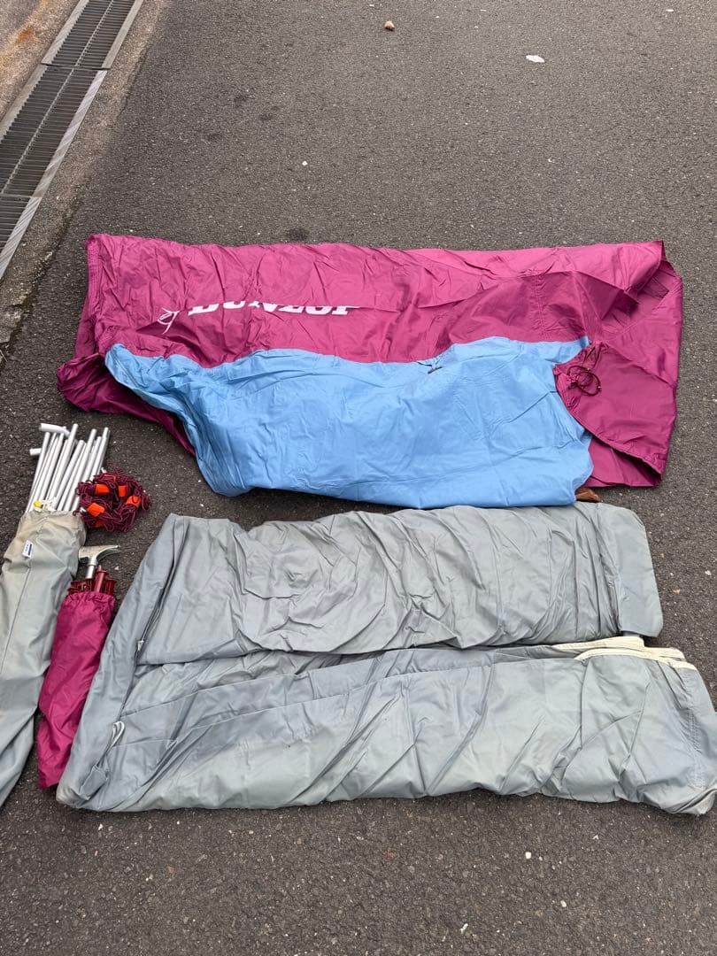 ダンロップスポーツ　キャンピングテント　ダブルセットシリーズ