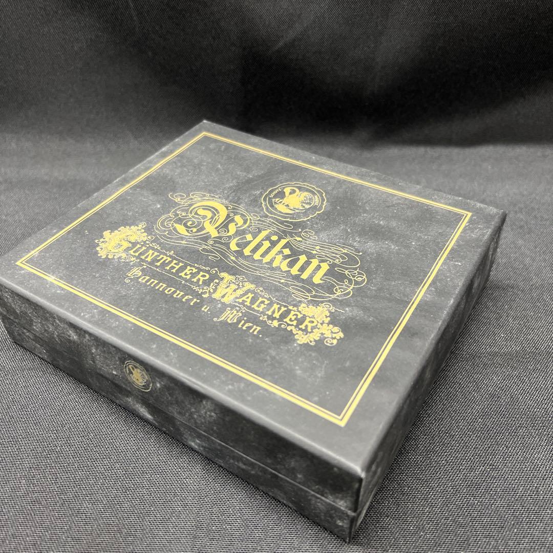 B2【used】ペリカン　万年筆　GV300 アンバー　インクセット