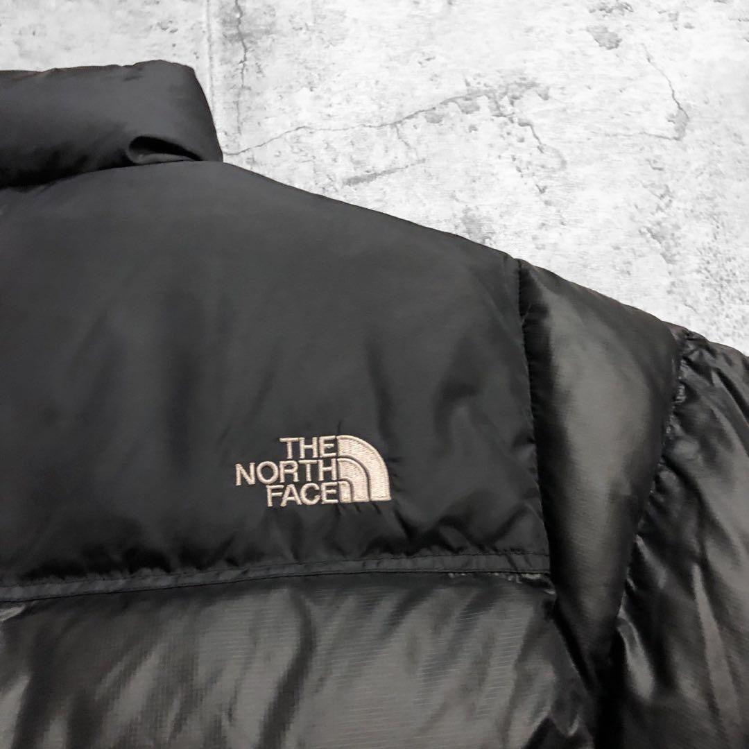 ザノースフェイス 700フィル ヌプシ ダウンジャケット ブラック レディースL
