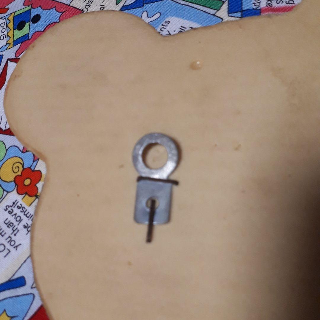 ヴィンテージ 　70's 　くまパッチワーク柄　ウォールデコ 　壁掛け　ベア