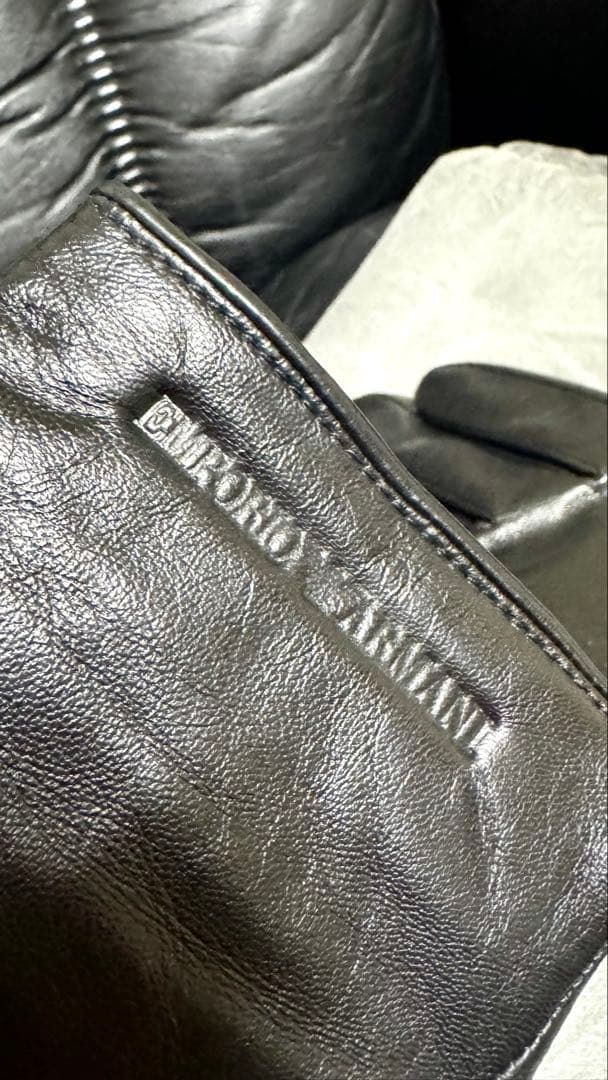 EMPORIO ARMANI エンポリオアルマーニ 手袋 グローブ ロゴ入り