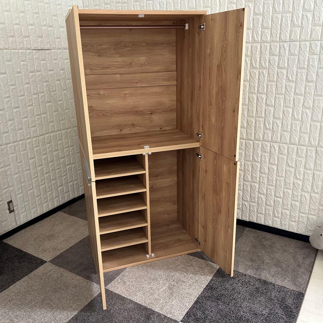 都内23区送料無料❗️ ワードローブ　クローゼット　収納棚付き✨