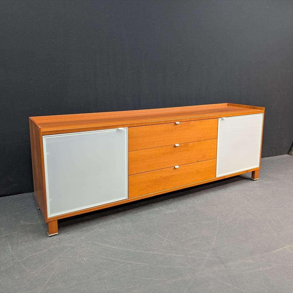 美品　カリガリス　サイドボード　リビングボード　キャビネット　飾り棚　イタリア