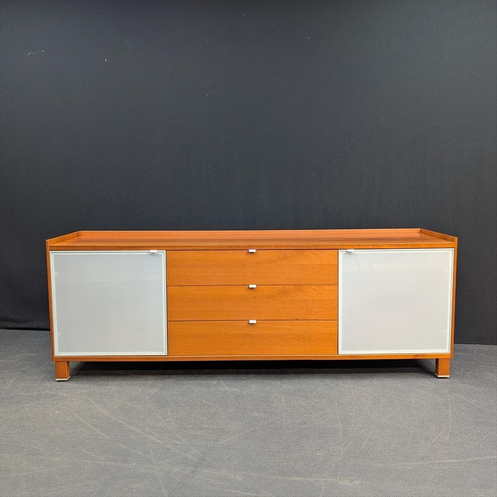 美品　カリガリス　サイドボード　リビングボード　キャビネット　飾り棚　イタリア