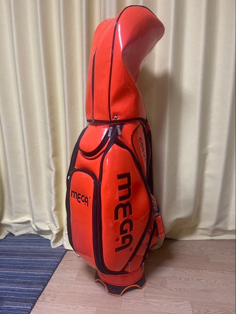 保冷ポケット付き MEGA ゴルフ ツアーモデル キャディバッグ 9型