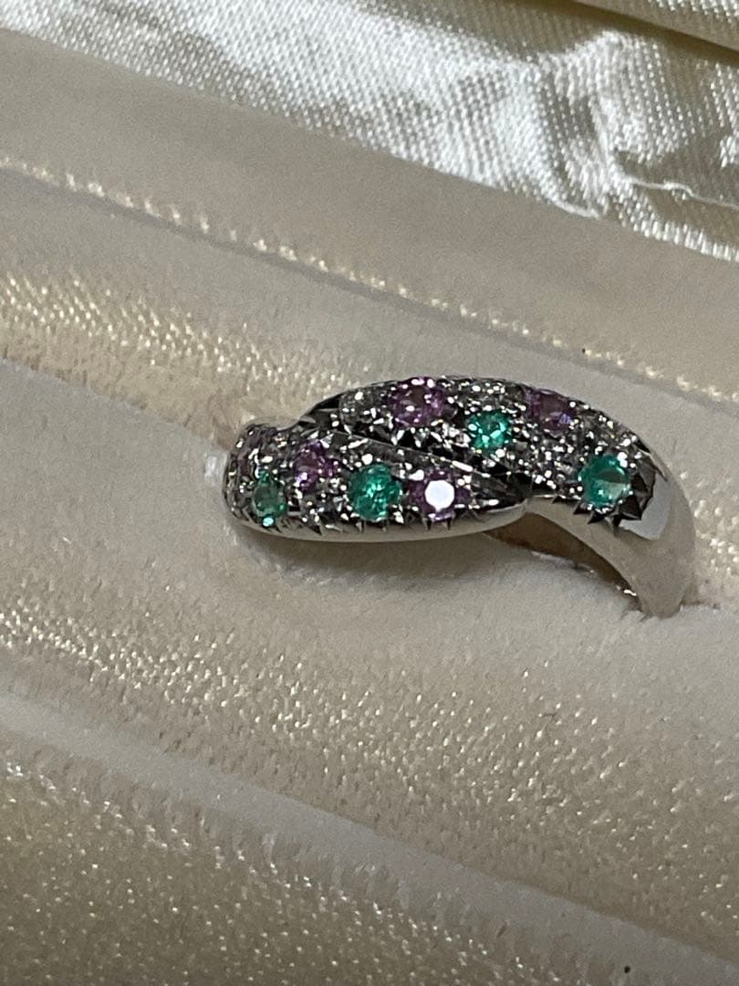 TASAKI パライバトルマリン　ダイヤモンドリング