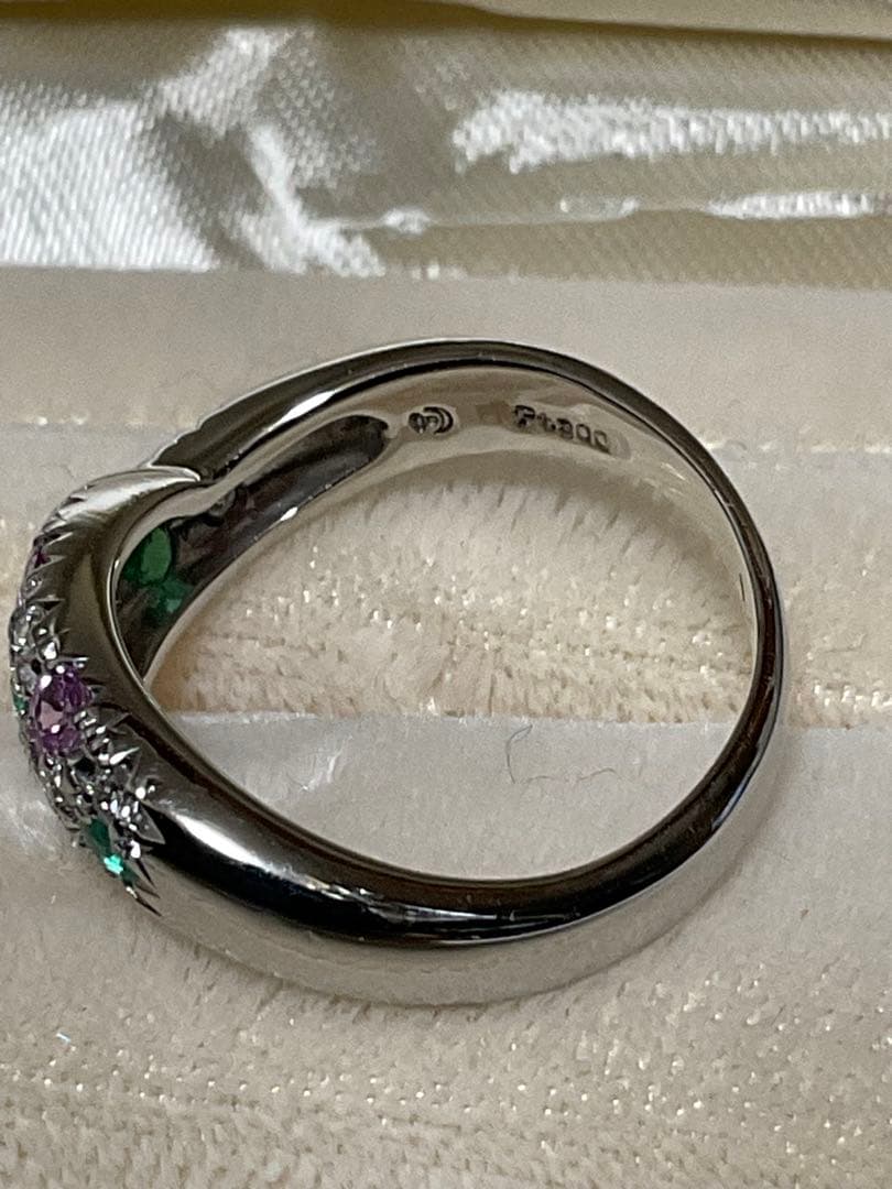 TASAKI パライバトルマリン　ダイヤモンドリング