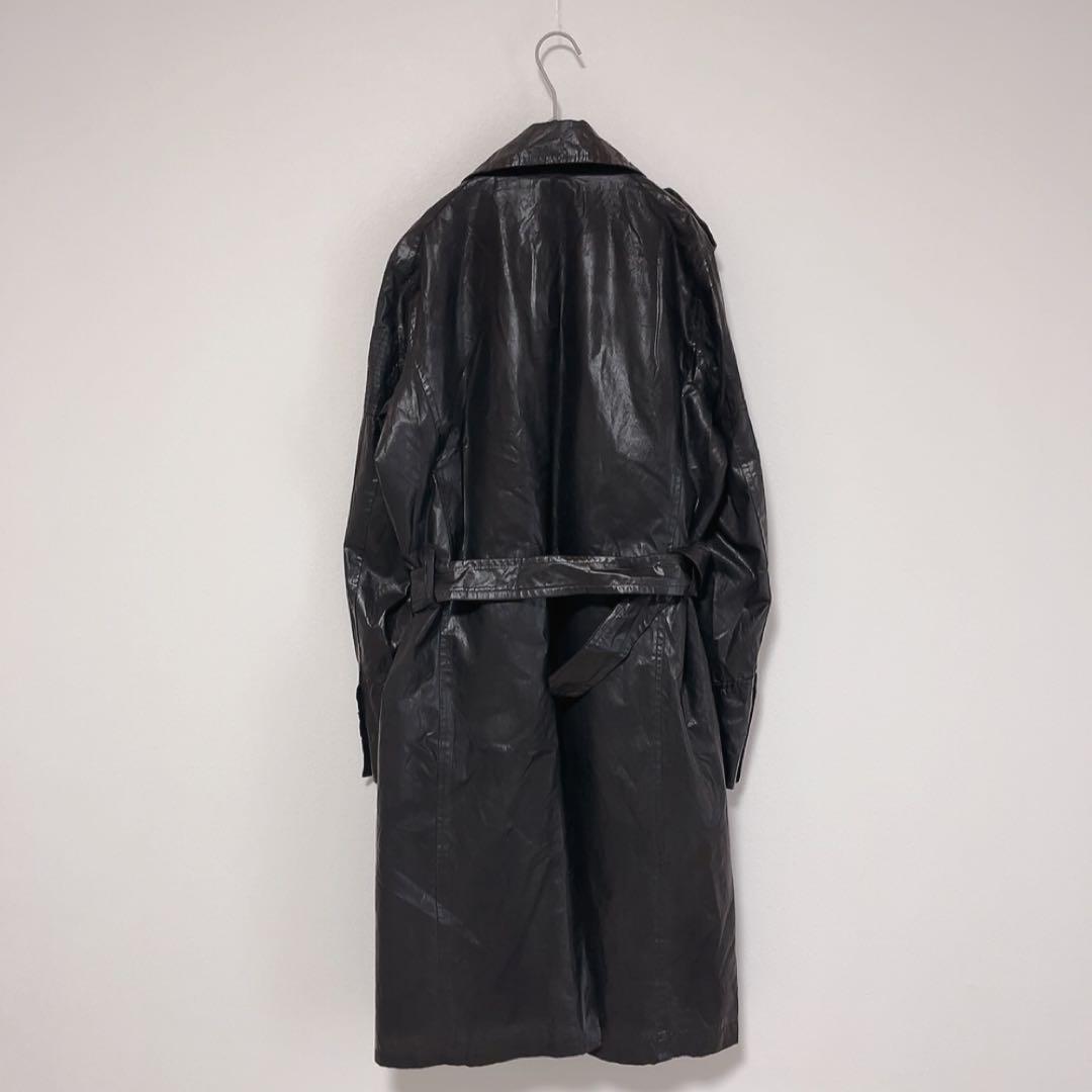 roen ロエン Hyde着用コーティングトレンチコート ブラック サイズ48