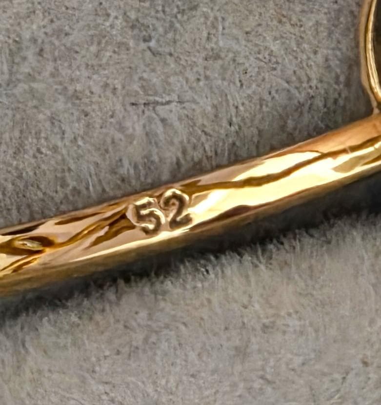 スワロフスキー　MAYFLY リング　良品　10号　43050