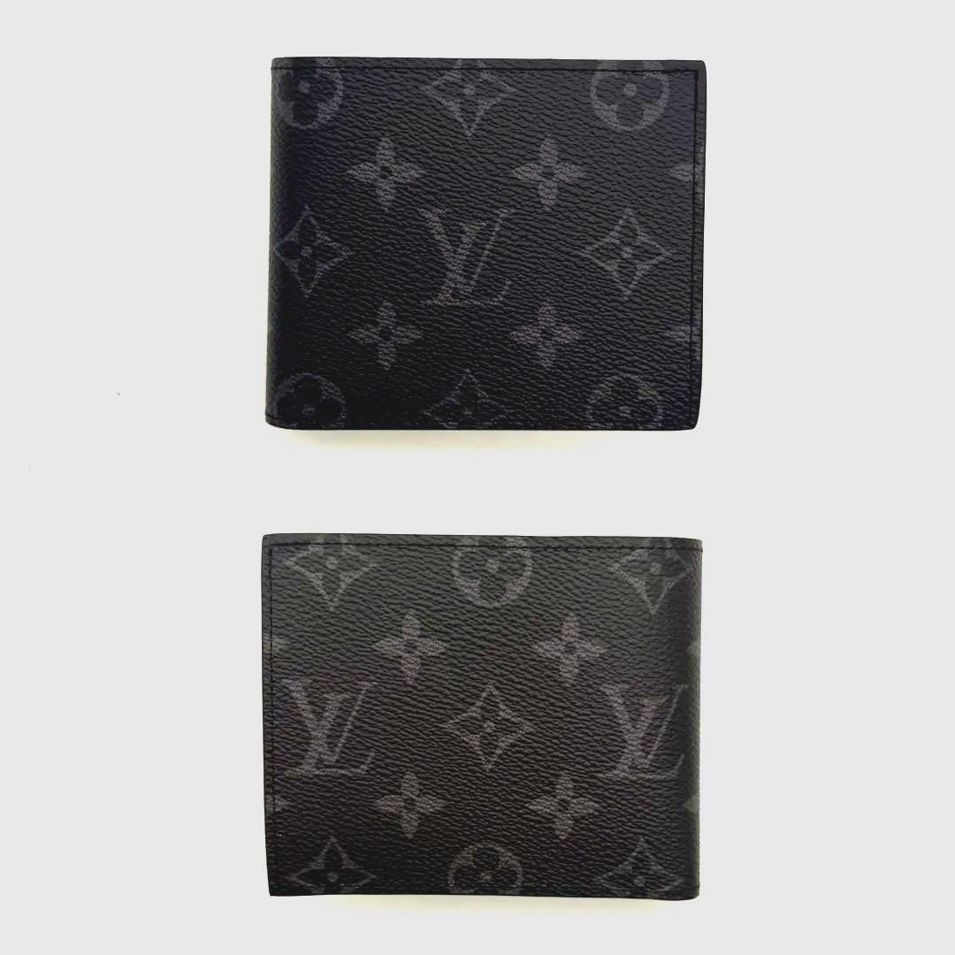 【新品未使用】ルイヴィトン モノグラム エクリプス マルコNM 二つ折り財布