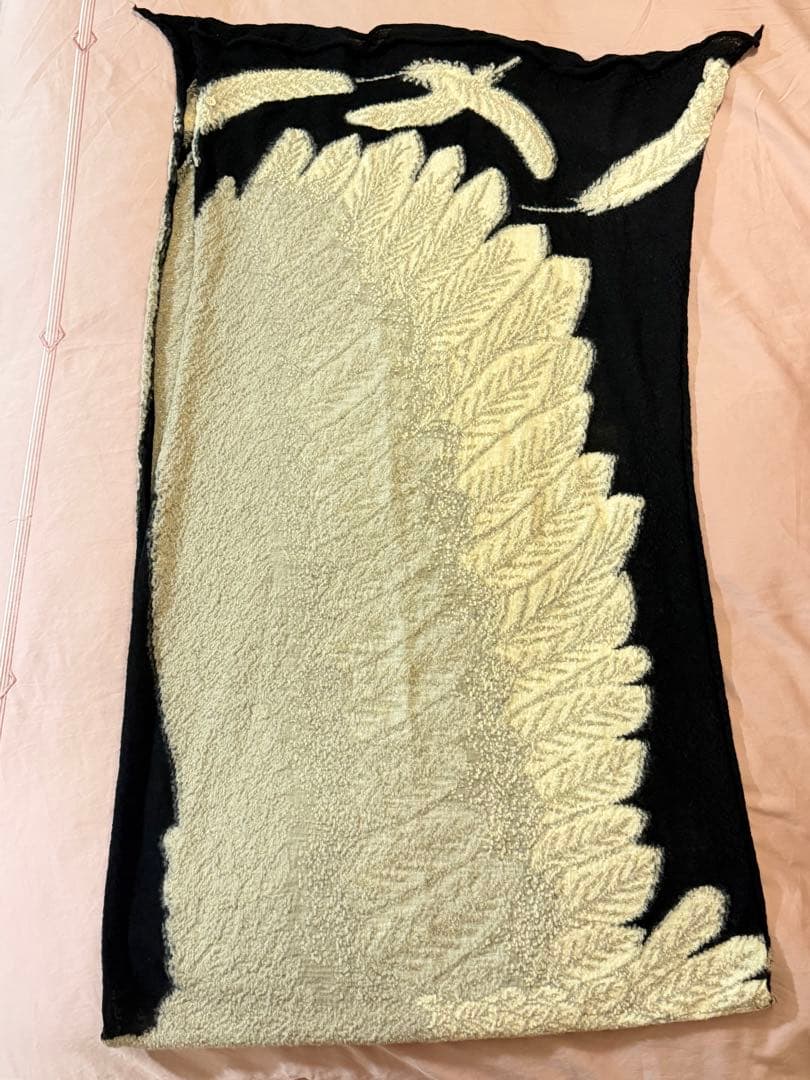 KAPITAL(キャピタル) 縮絨ウール ラメ 大鷲マフラー