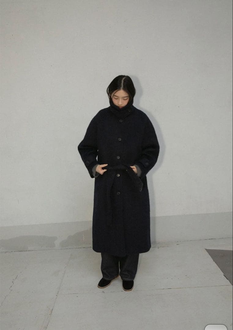 【OHOTORO】Snug Alpaca Coat