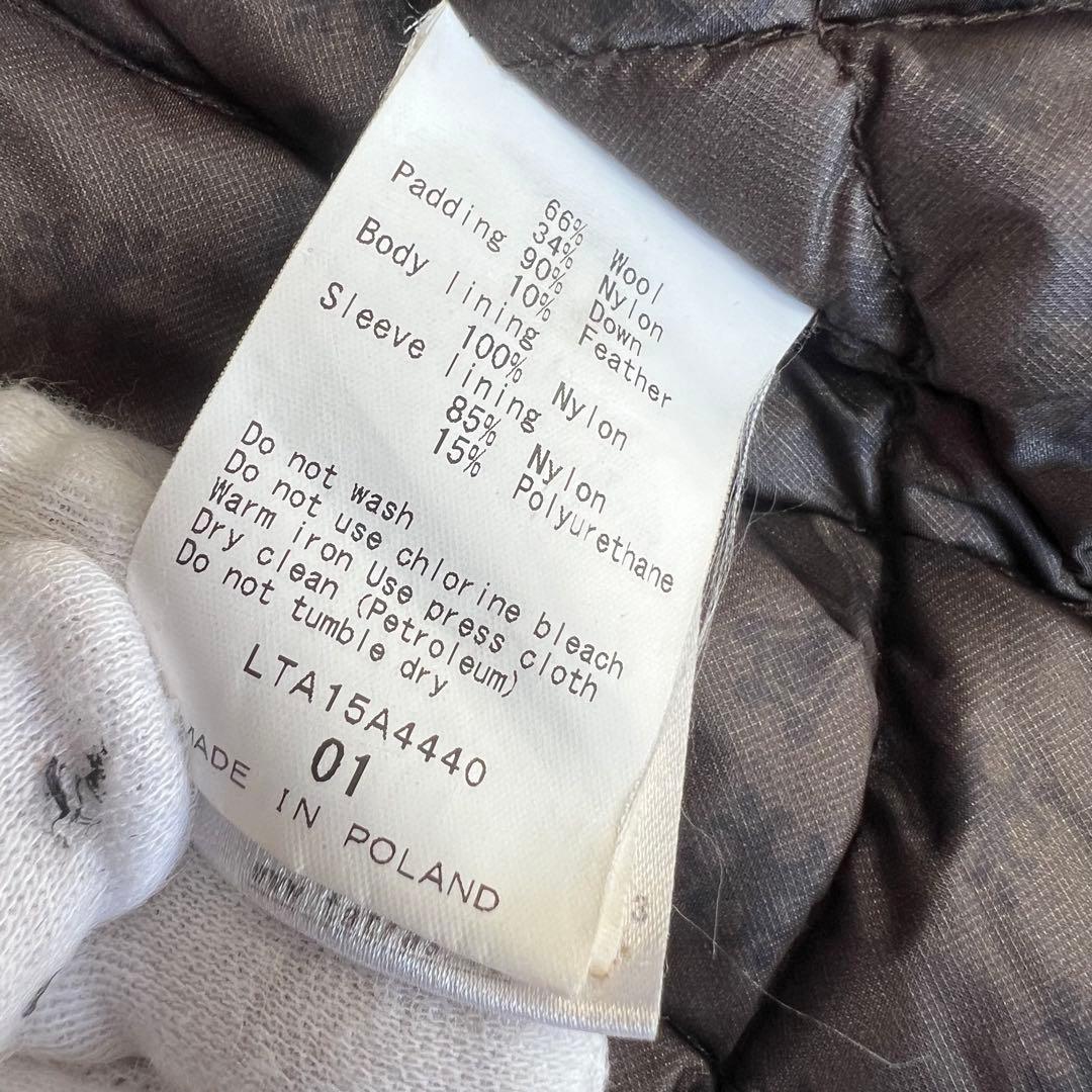 【良品】TATRAS ピーコート　裏地ダウン　ATELIER カーキ　サイズ1