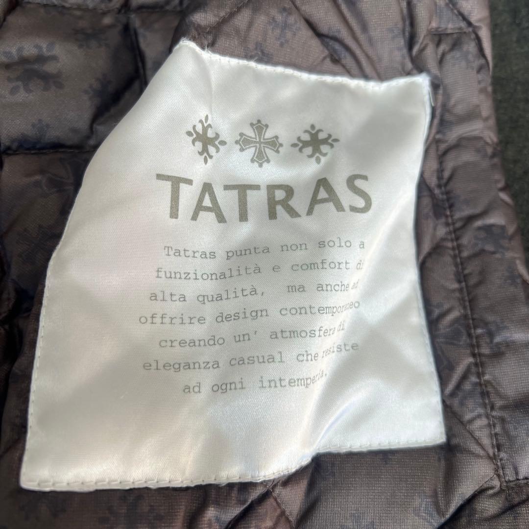 【良品】TATRAS ピーコート　裏地ダウン　ATELIER カーキ　サイズ1