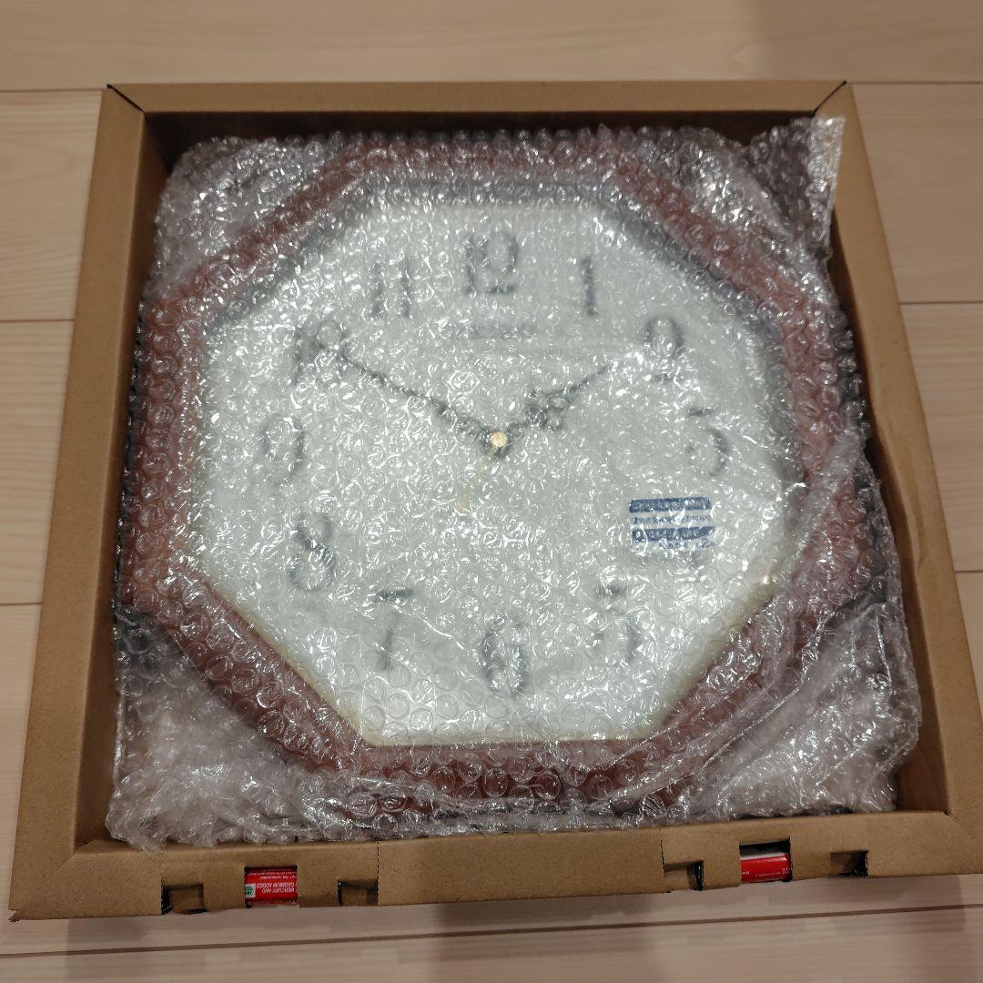 SEIKO 八角形掛時計 茶色　セイコー　未使用未開封　新品
