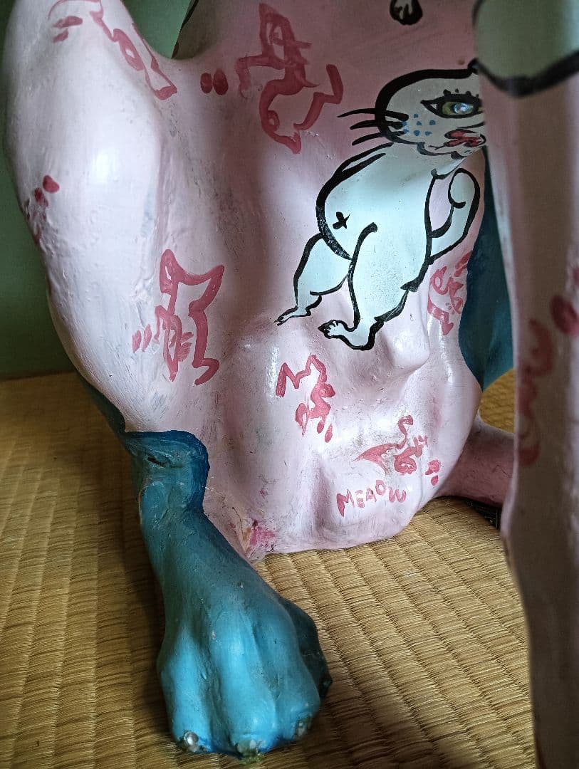 犬の置物　特大アートオブジェ