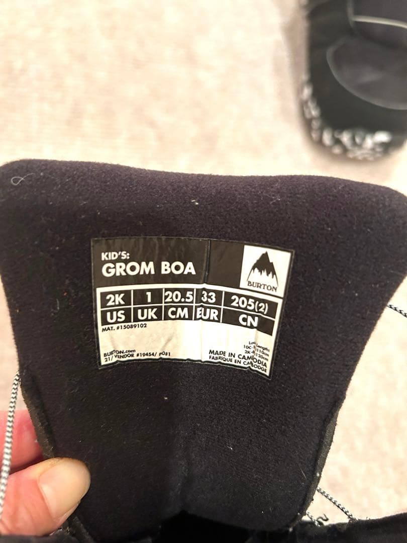 Burton スノーボード ビンディング、ブーツ3点セット