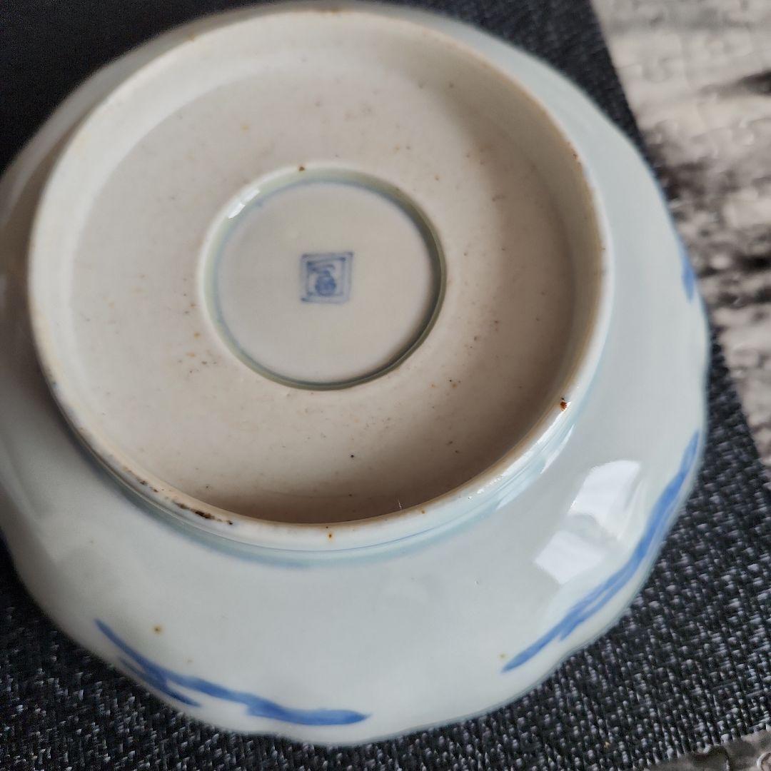 -73/y10　伊万里　色絵　兎　膾