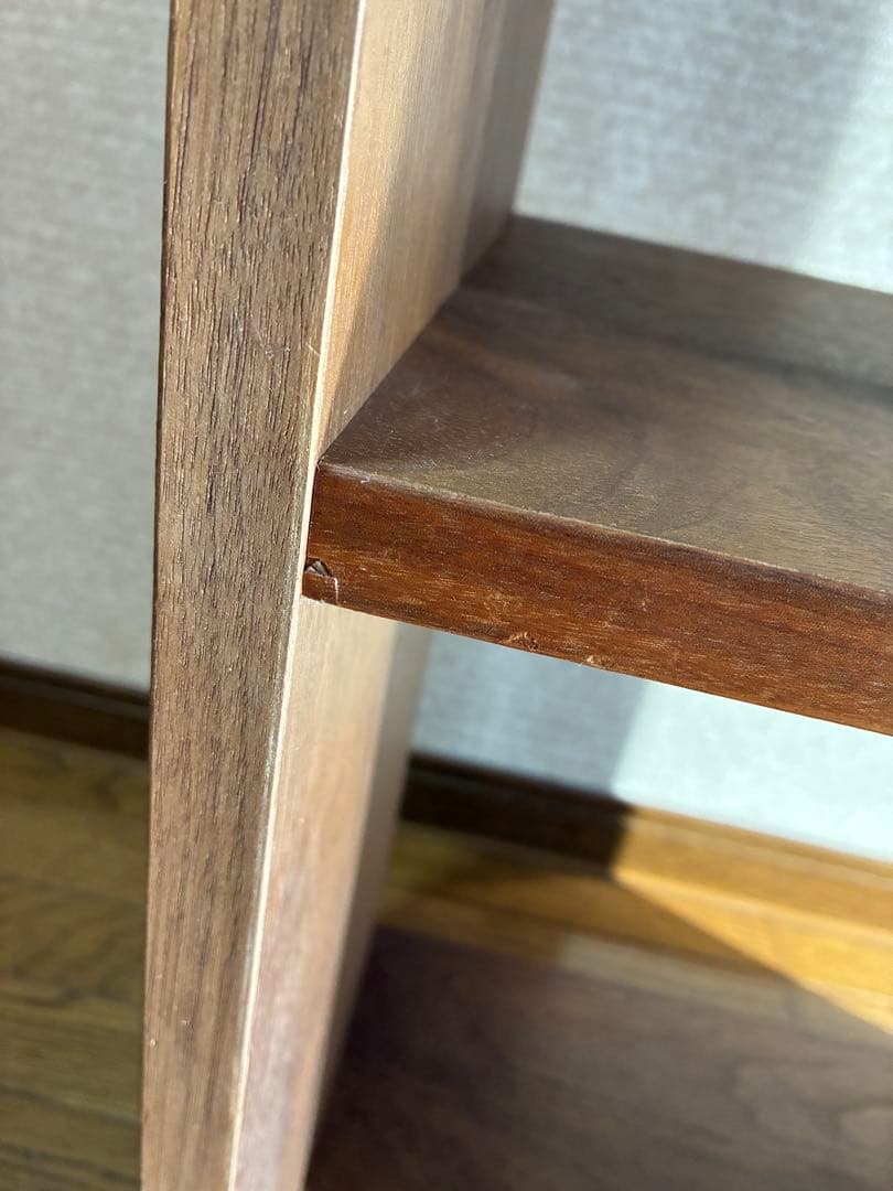 無印良品　スタッキングシェルフ　5段　ウォールナット