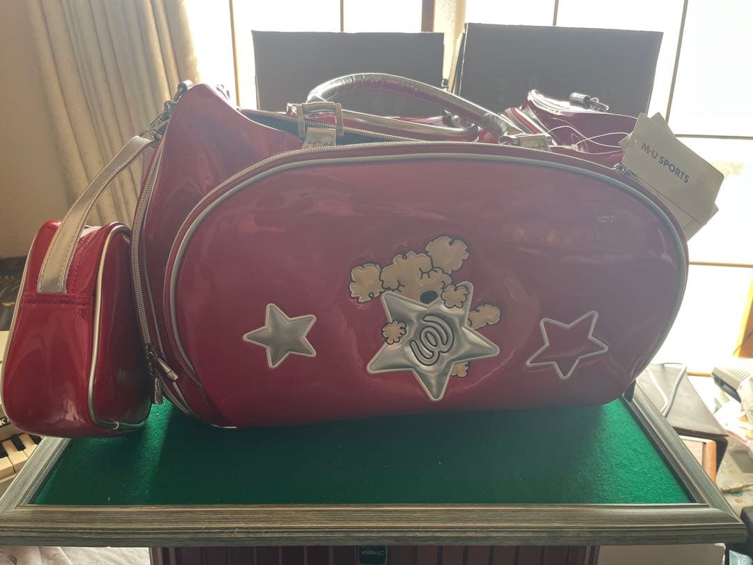 M-U SPORTS ゴルフバッグ・キャディバッグ レッド