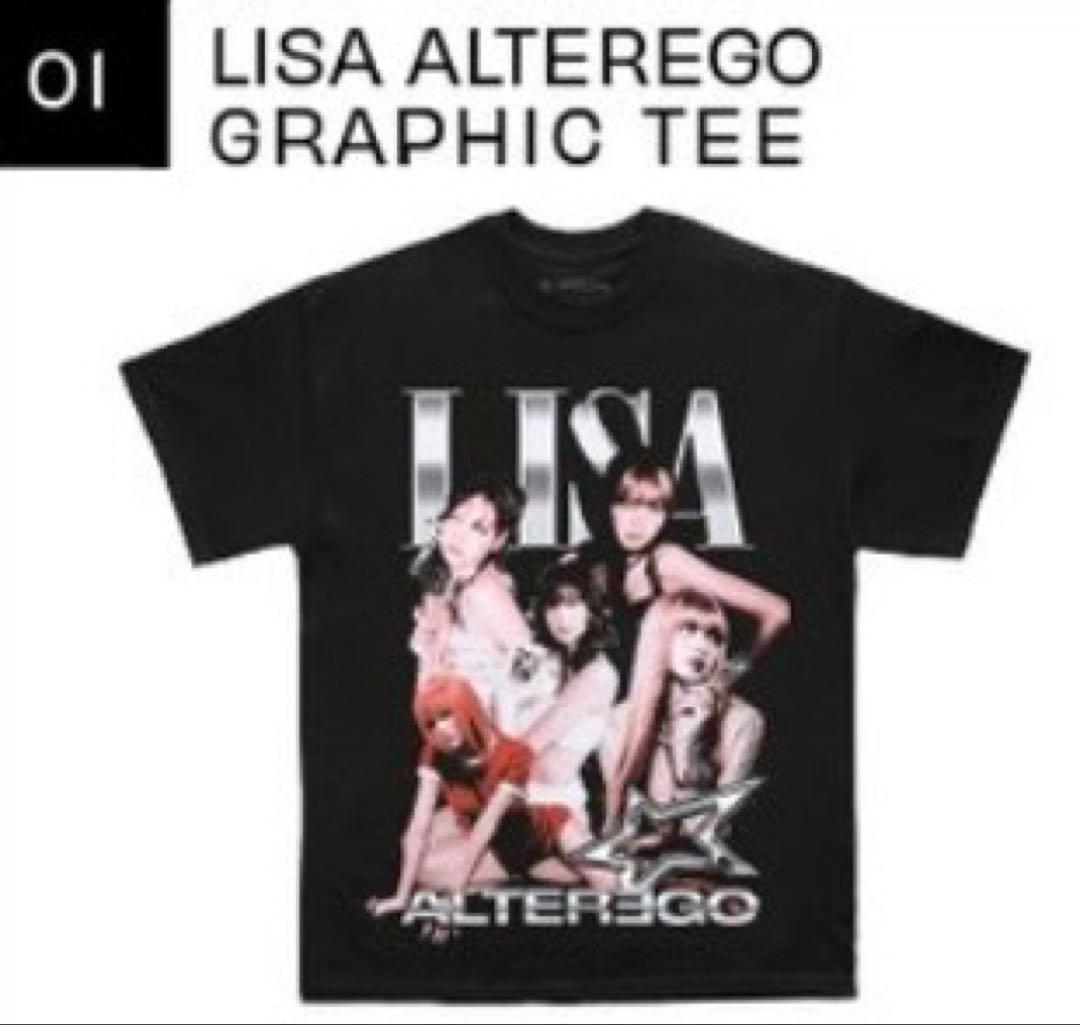 BLACKPINK LiSA ポップアップ Tシャツ Lサイズ ALTEREGO