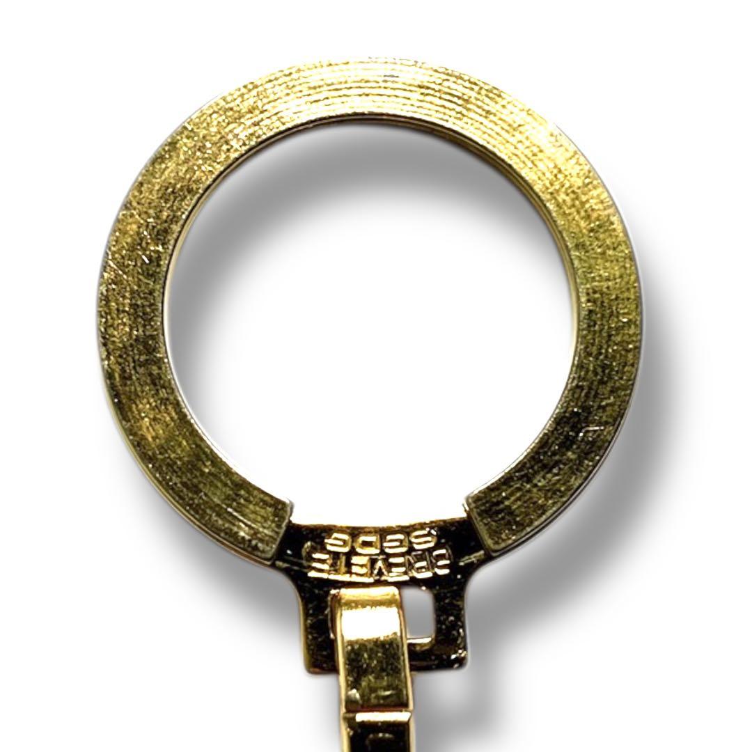 ルイヴィトン 良品 マルティエ キーリング キーホルダー チャーム ゴールド