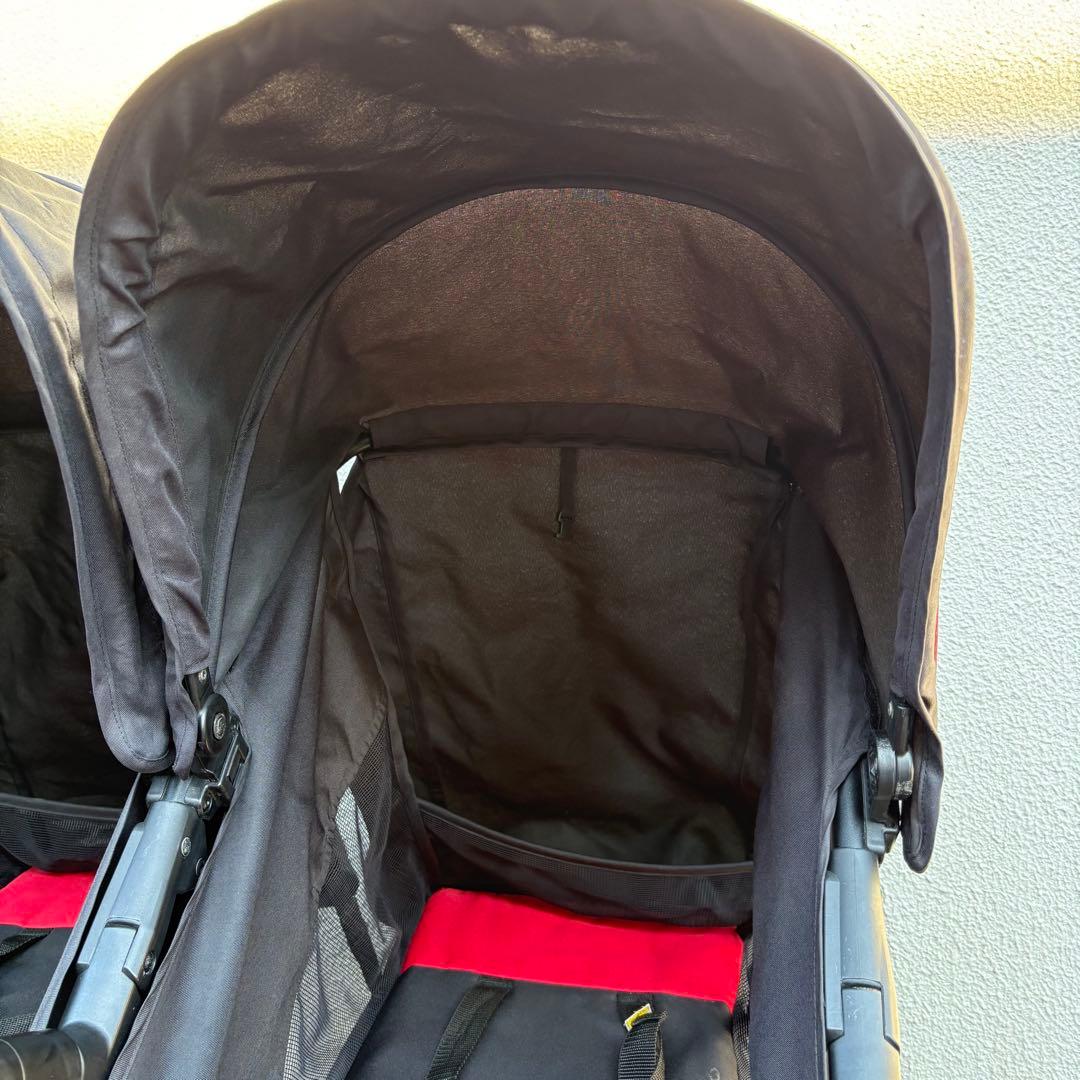 【Iris~定期断捨離 】ココロンツイン ベビーカー 2人乗り 赤