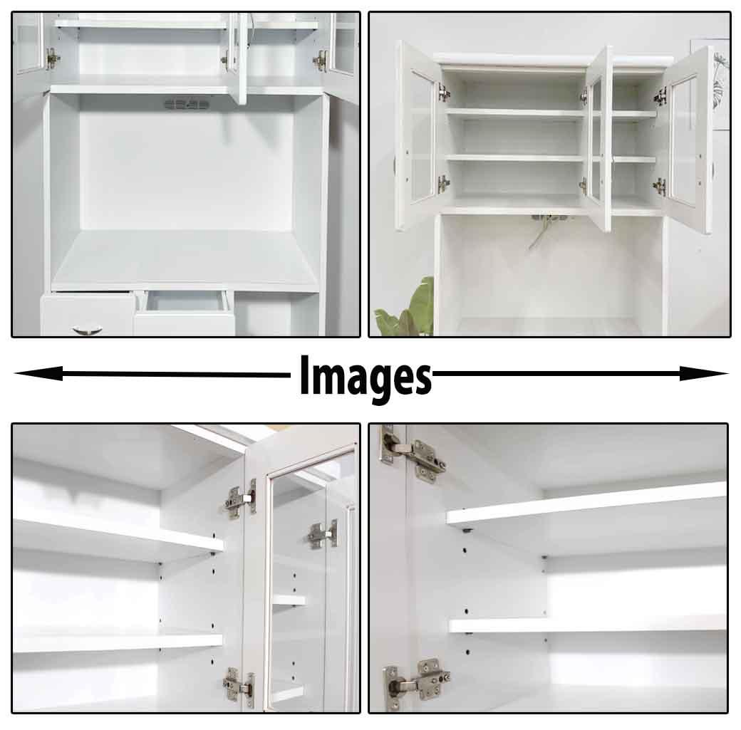 90-OP ダイニングボード ファッショナブル食器棚完成品 大川家具