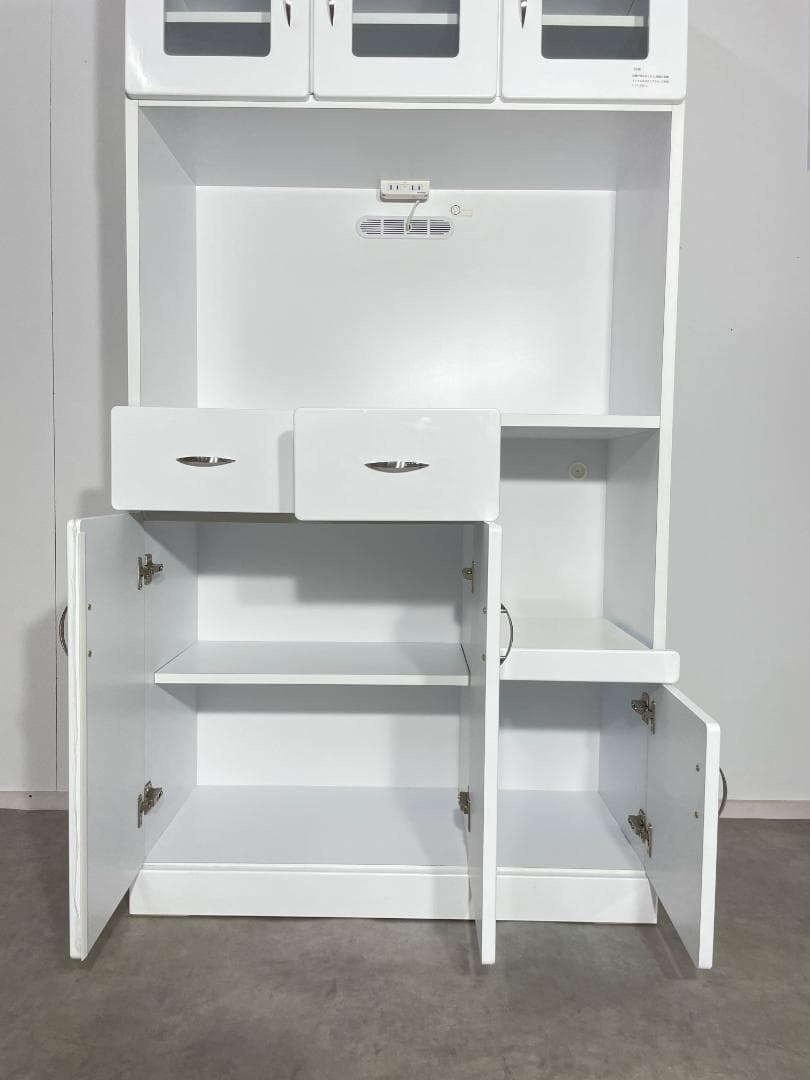 90-OP ダイニングボード ファッショナブル食器棚完成品 大川家具