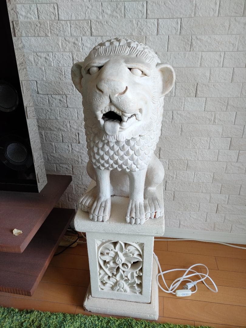 バリ　石像　おしゃれでかわいい石像★置物★雑貨★銅像★マーライオン風★