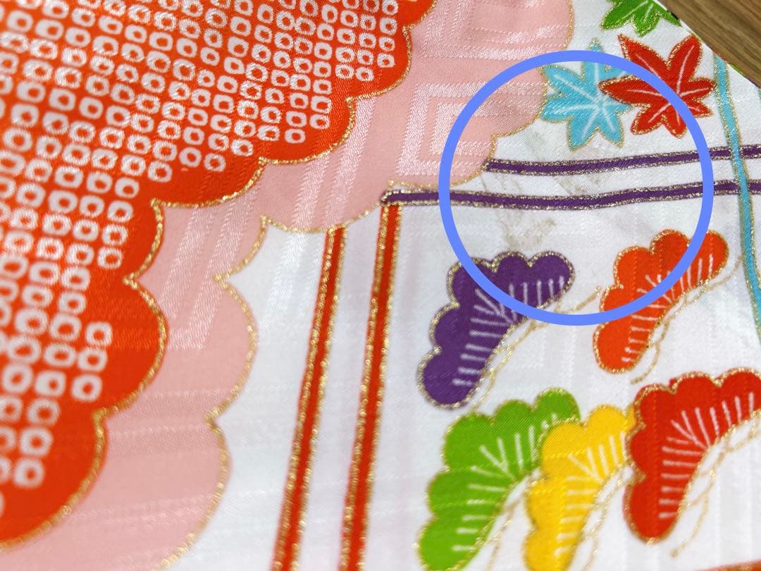 5歳レトロ着物♡七五三　女の子　フルセット　一式　アンティーク　小さめ