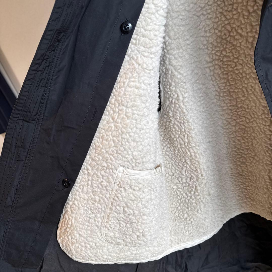 OLDMAN'S TAILOR ボアライナー付きステンカラーコート