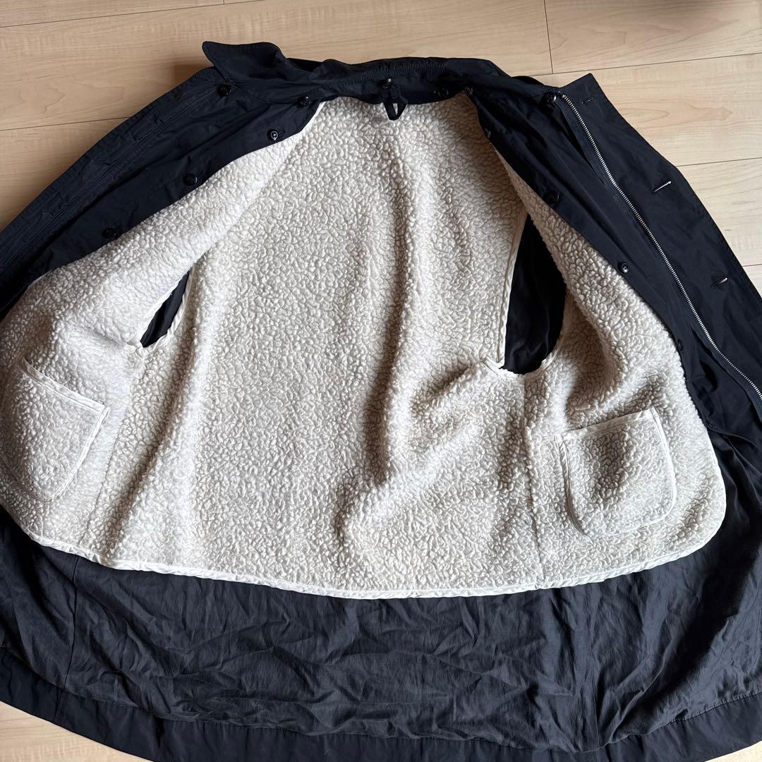 OLDMAN'S TAILOR ボアライナー付きステンカラーコート