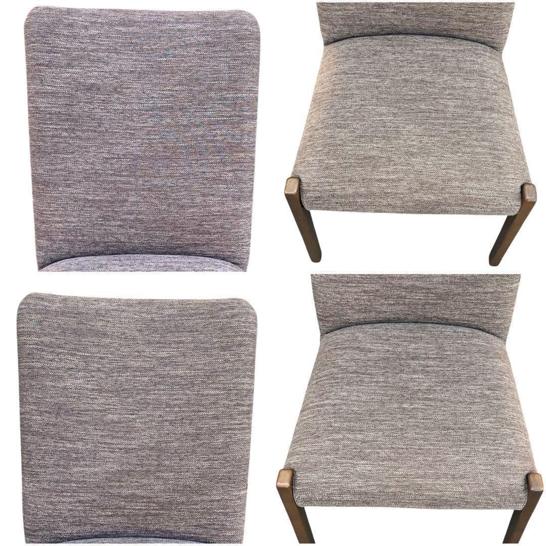 ニトリ Nコレクション ダイニングチェア2脚セット ミドルブラウン　引取限定