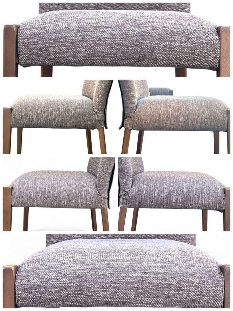 ニトリ Nコレクション ダイニングチェア2脚セット ミドルブラウン　引取限定