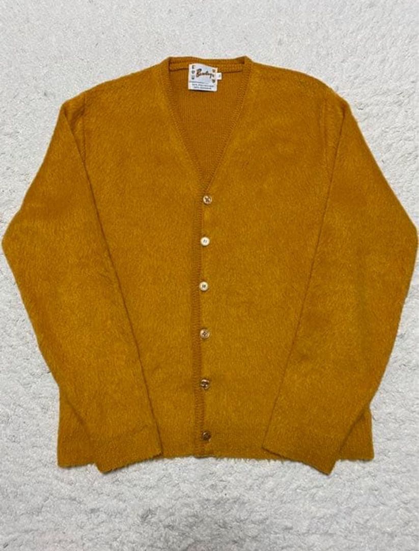 モヘアニットカーディガン 60s ヴィンテージ カートコバーン レア美品