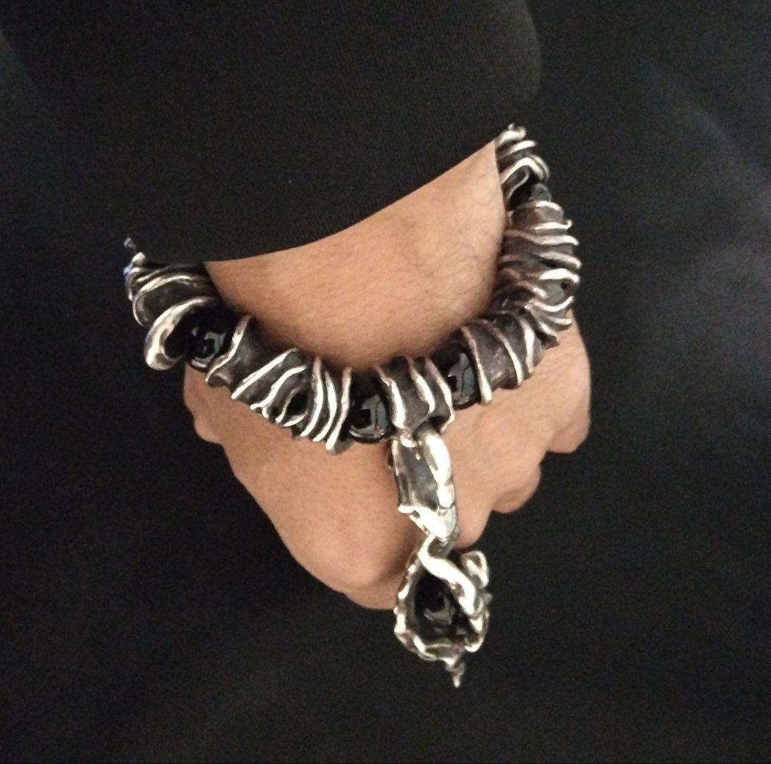 シルバーブレスレット silver　ブレス　ロック　ビジュアル系　V系