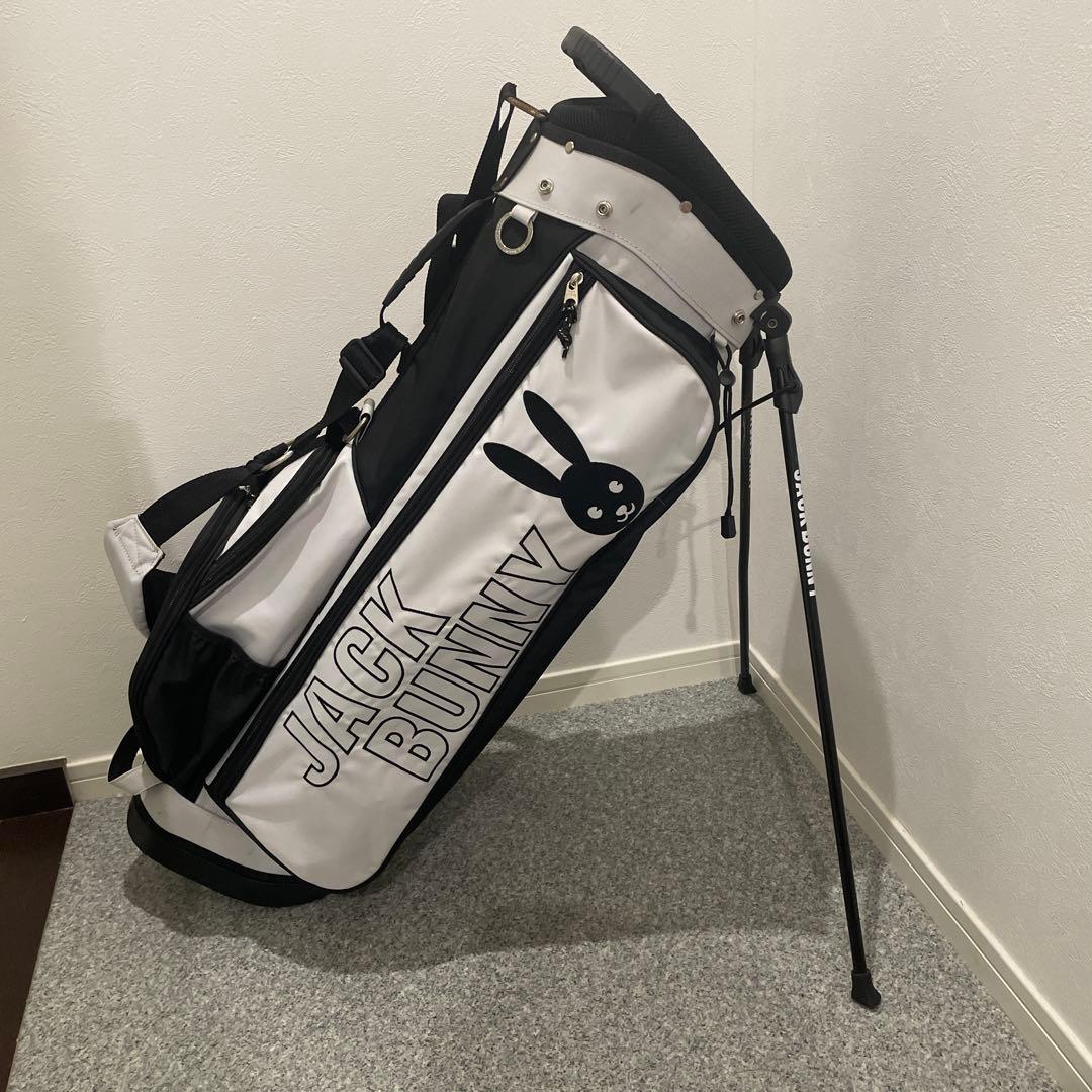 JACK BUNNY キャディバッグ スタンド式 9型 軽量 5分割 ゴルフ