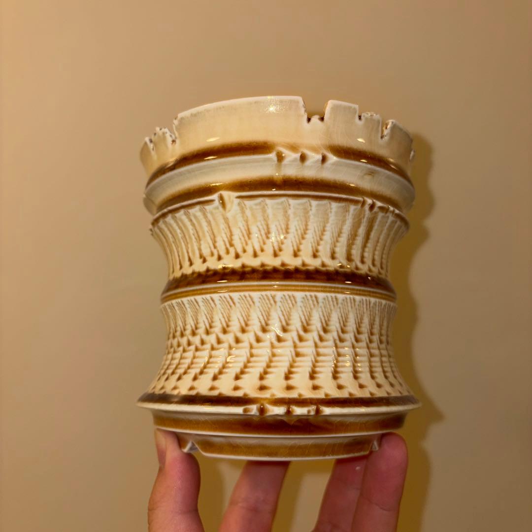 XL SIZE 植木鉢 作家鉢 アガベ グラキリス ホリダ チタノタ 白鯨 雷神