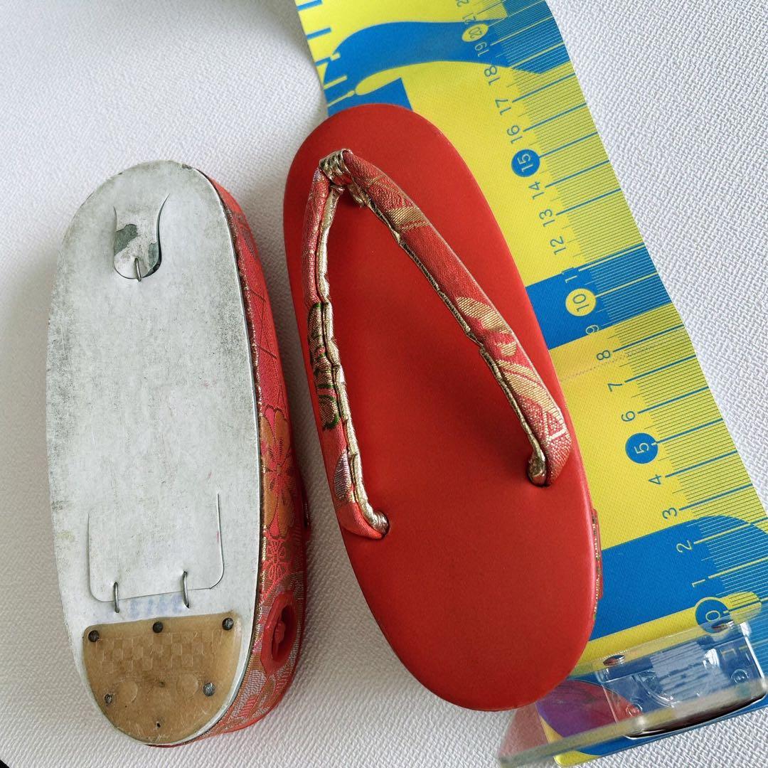 フルセット 七五三 7歳女の子 長着＆長襦袢＆帯＆小物　青地　金糸　地紋　梅