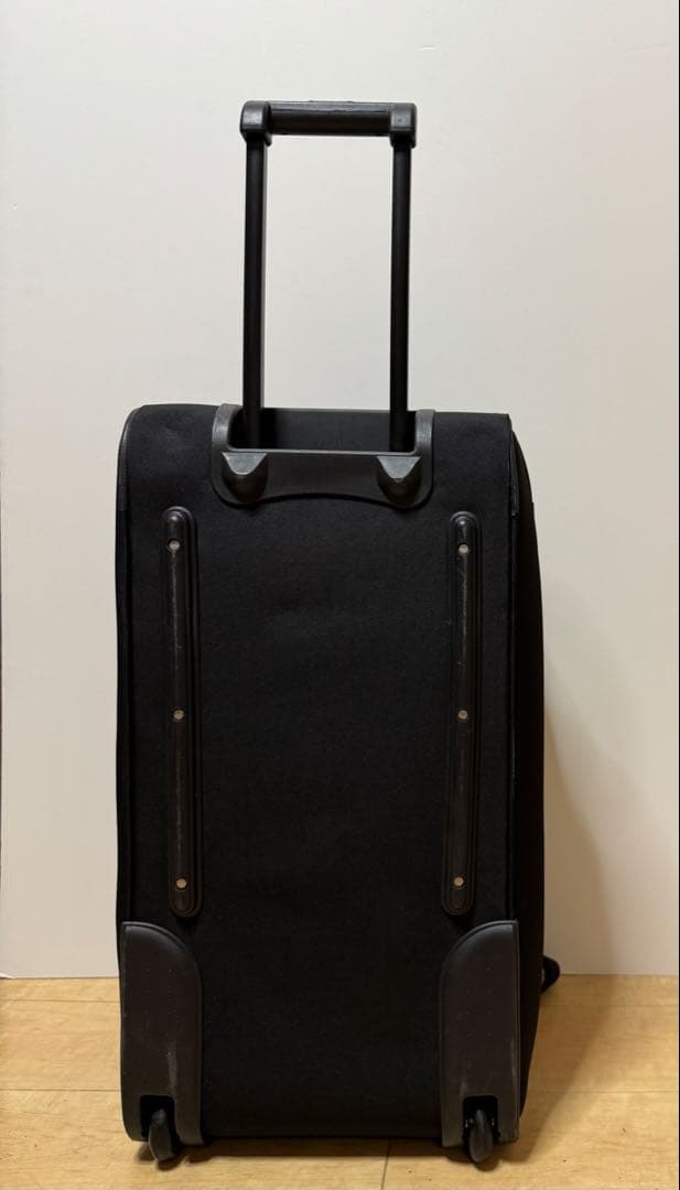 Colemanコールマンキャリー付き ボストンバッグ77L黒/赤 大容量　美品