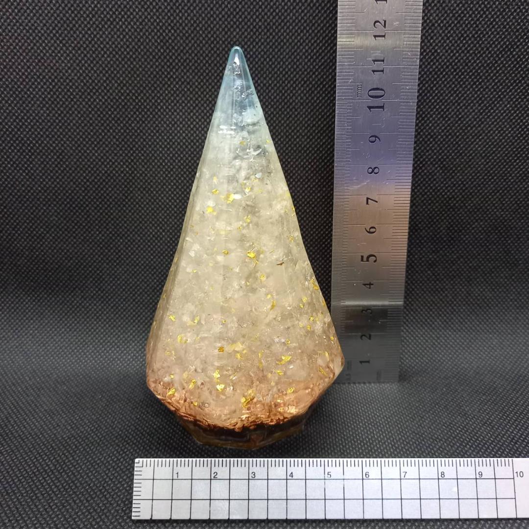 オルゴナイト『パワースポット極』全方向から幸せを引き入れる八角形オルゴナイト59