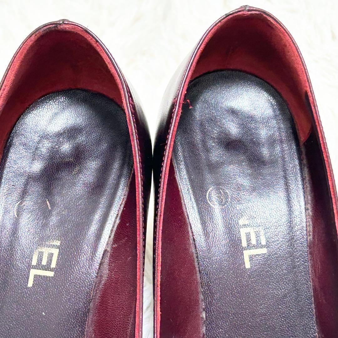 【良品】CHANEL シャネル パンプス カメリア