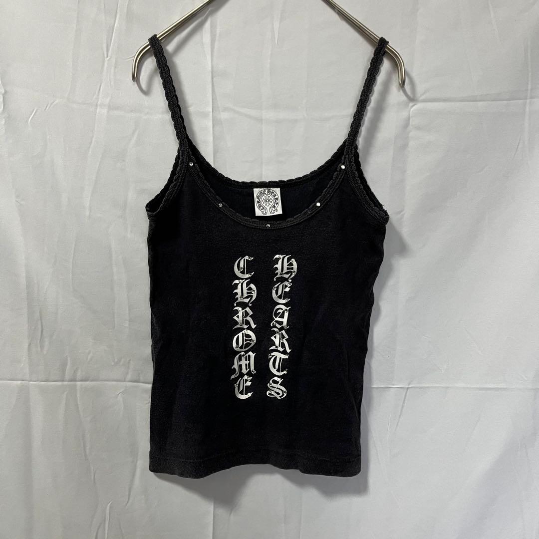 ■ Chrome Hearts ■ レディース タンクトップ バーティカルロゴ
