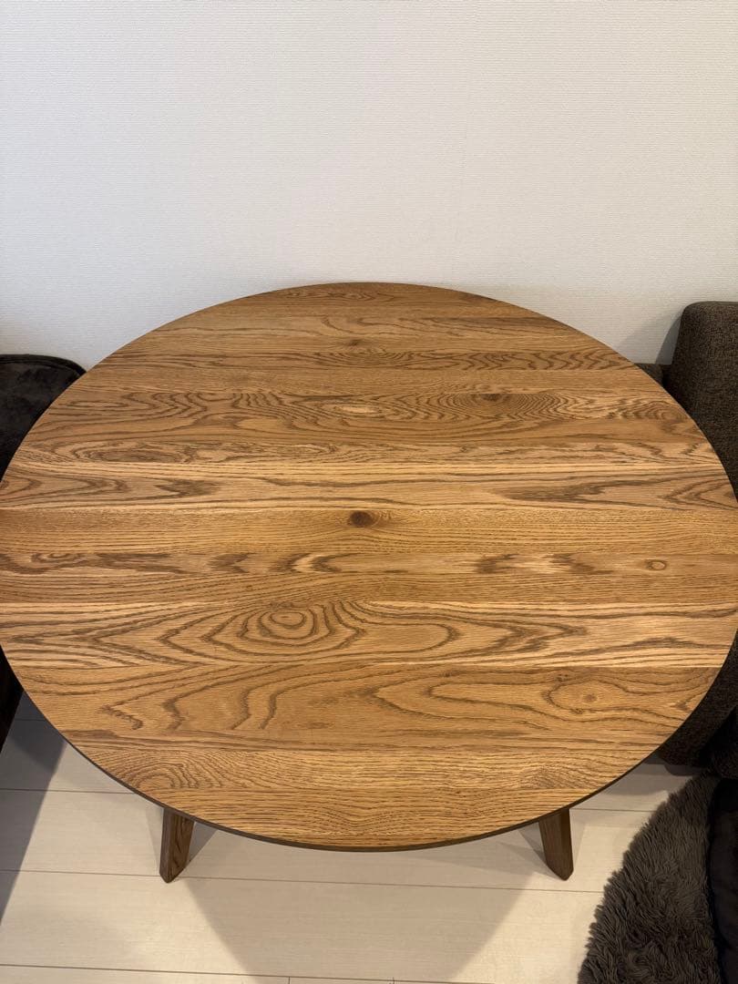 ADDAY(アディ)　ラウンドダイニングテーブル Φ1100