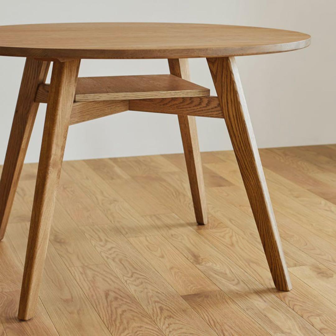 ADDAY(アディ)　ラウンドダイニングテーブル Φ1100