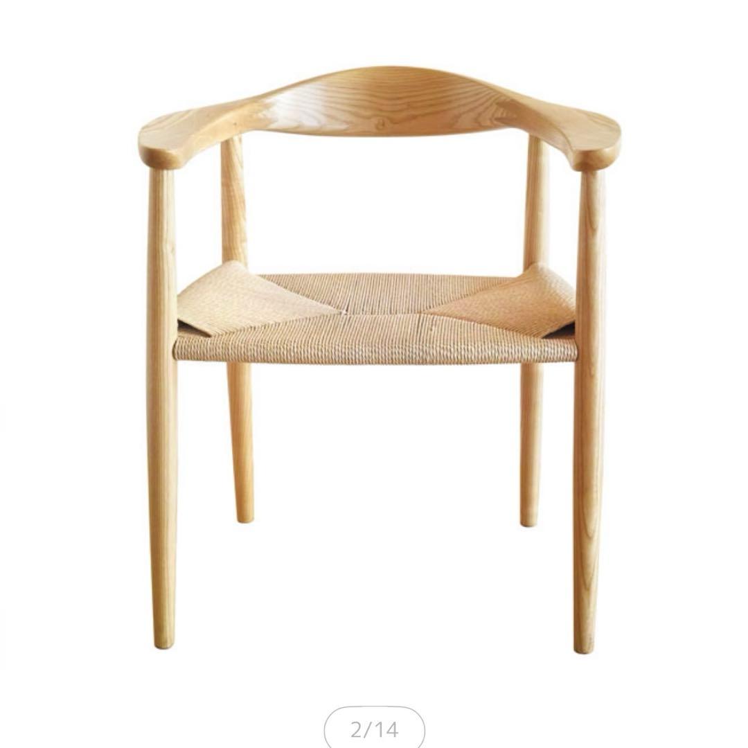 ハンスjヴェグナー ザチェア リプロダクト ダイニングチェア 2脚セット